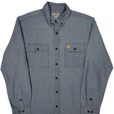 Carhartt Shirt - Large Blue Cotton