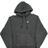 Reverse Weave Champion Hoodie - Large Gray Cotton