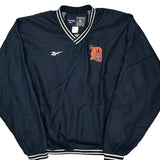 Detroit Tigers Reebok Windbreaker - XL Navy Polyester