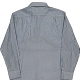 Tommy Hilfiger Striped Shirt - Large Blue Cotton