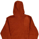 The North Face Snap T Fleece Hoodie - XL Orange Polyester