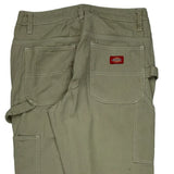 Dickies Carpenter Pants - 30W US 6 Khaki Cotton