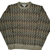 David Taylor Argyle Sweater - XL Brown Acrylic