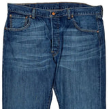 501 Levis Jeans - 40W 32L Blue Cotton