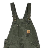 Carhartt Double Knee Overalls - Medium Green Cotton