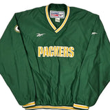 Packers Reebok Nfl Windbreaker - Medium Green Polyester