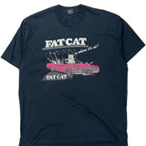 Screen Stars Graphic T-Shirt - 2XL Black Cotton Blend