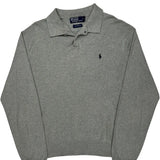 Polo By Ralph Lauren Sweater - XL Gray Cotton