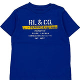 Age 5 Polo By Ralph Lauren T-Shirt - XS Blue Cotton
