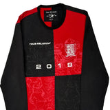 2019 True Religion Graphic Long Sleeve T-Shirt - Medium Black Cotton