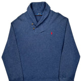 Polo By Ralph Lauren Sweater - 2XL Blue Cotton