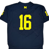 Michigan Wolverines Adidas Football Jersey - 2XL Navy Polyester