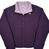 Reebok Reversible Jacket - Small Purple Nylon