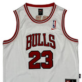 Chicago Bulls Nike Nba Jersey - Large White Polyester