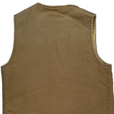 Made In USA Carhartt Vest - Large Brown Cotton