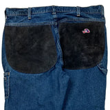 Unbranded Double Knee Carpenter Jeans - 38W 30L Blue Denim