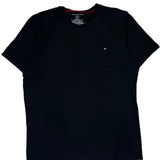 Tommy Hilfiger T-Shirt - Large Black Cotton