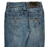 Rock & Roll Hall Of Fame Boot Cut Jeans - 28W 32L Blue Cotton