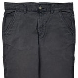 Age 16 Husky Unbranded Cargo Trousers - 32W 27L Grey Cotton