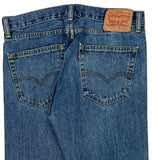 505 Levis Jeans - 33W 30L Blue Denim