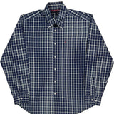 Tommy Hilfiger Checked Shirt - Large Blue Cotton