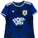 Lyons Township Adidas Graphic Soccer Jersey - Medium Blue Polyester