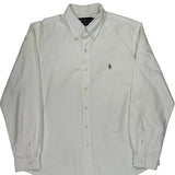 Ralph Lauren Shirt - XL White Cotton