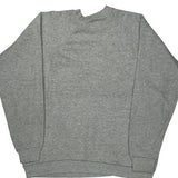 Deer In Forest Print Hanes Graphic Sweatshirt - Large Grey Cotton Blend