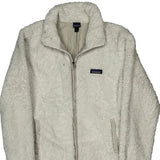 Patagonia Fleece Jacket - Large White Polyester