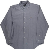 Ralph Lauren Shirt - Large Gray Cotton