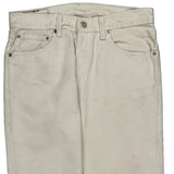 505 Levis Jeans - 30W 30L White Cotton