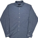 Tommy Hilfiger Shirt - Large Blue Cotton