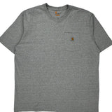 Carhartt T-Shirt - 2XL Grey Cotton