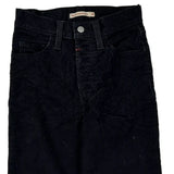 Levis Cord Trousers - 24″ Waist Black Corduroy