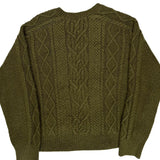 Polo By Ralph Lauren Cable Knit Sweater - XL Green Wool