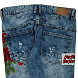 Unbranded Jeans - 32W 30L Green Denim