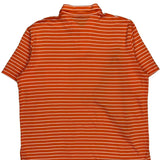 Polo By Ralph Lauren Striped Polo Shirt - XL Orange Cotton