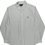 Ralph Lauren Shirt - XL White Cotton