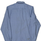 Lacoste Checked Shirt - Medium Blue Cotton