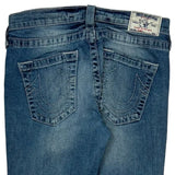 True Religion Skinny Jeans - 28W US 2 Blue Cotton Blend