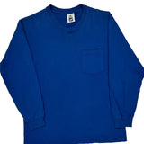 Lee Long Sleeve T-Shirt - Large Blue Cotton