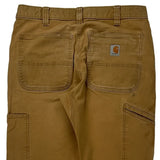 Carhartt Double Knee Carpenter Trousers - 32W 30L Brown Cotton
