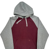 Starter Hoodie - Large Burgundy Cotton Blend