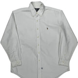 Ralph Lauren Shirt - Large White Cotton