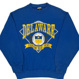 Fightin' Blue Hens Signal Sports College Sweatshirt - Large Blue Cotton
