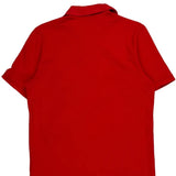 Performance Essentials Adidas Polo Shirt - Medium Red Cotton