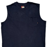 Dickies Tank Top - 2XL Black Cotton