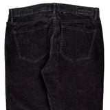 Calvin Klein Jeans Cord Trousers - 30″ Waist Black Cotton