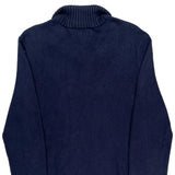 Polo By Ralph Lauren 1/4 Zip - Medium Navy Cotton