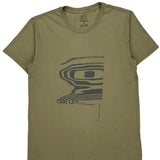 Oakley T-Shirt - Large Khaki Cotton
